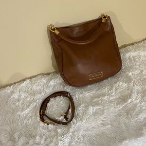 Marc by Marc Jacobs Too Hot to Handle Satchel Genuine Leather Brown